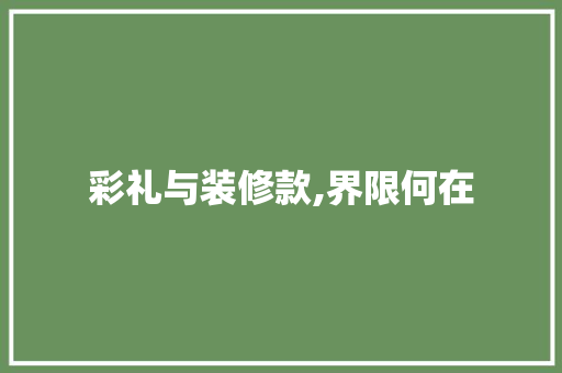 彩礼与装修款,界限何在 卧室装修