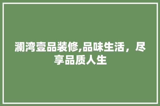 澜湾壹品装修,品味生活，尽享品质人生 木雕艺术