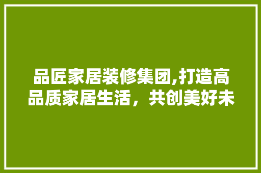 品匠家居装修集团,打造高品质家居生活，共创美好未来 客厅装修