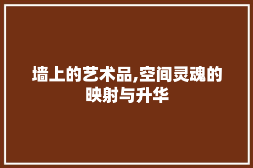 墙上的艺术品,空间灵魂的映射与升华 室内设计