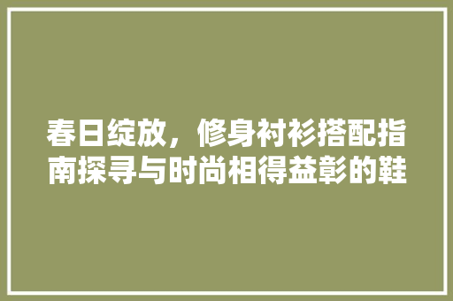 春日绽放，修身衬衫搭配指南探寻与时尚相得益彰的鞋子选择