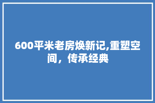 600平米老房焕新记,重塑空间，传承经典 地板材料
