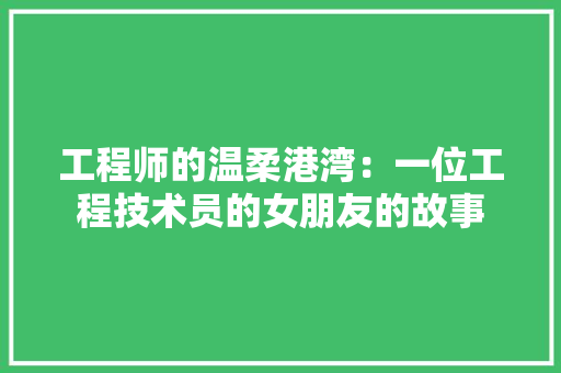 工程师的温柔港湾：一位工程技术员的女朋友的故事