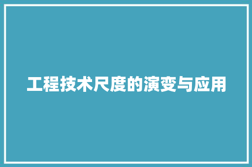 工程技术尺度的演变与应用 现代风格装饰