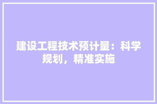 建设工程技术预计量：科学规划，精准实施 中式风格装饰