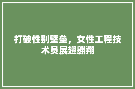 打破性别壁垒，女性工程技术员展翅翱翔 中式风格装饰
