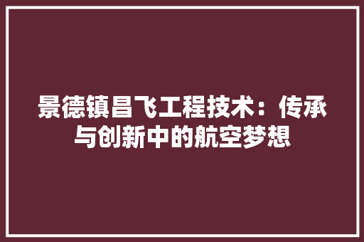 景德镇昌飞工程技术：传承与创新中的航空梦想 室内设计