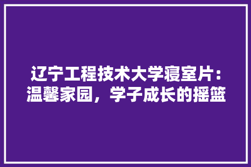 辽宁工程技术大学寝室片：温馨家园，学子成长的摇篮 室内设计
