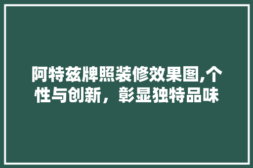 阿特兹牌照装修效果图,个性与创新，彰显独特品味 地板材料