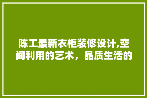 陈工最新衣柜装修设计,空间利用的艺术，品质生活的体现 客厅装修