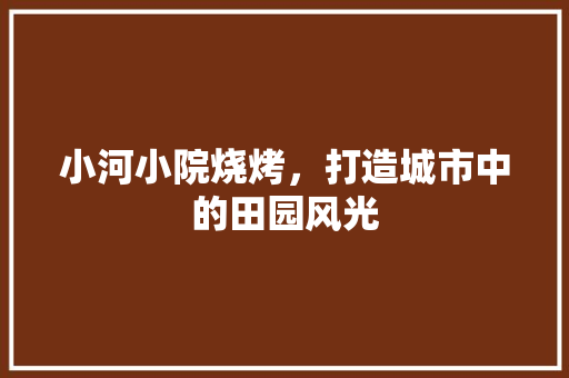小河小院烧烤，打造城市中的田园风光 地板材料