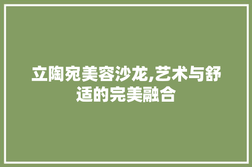 立陶宛美容沙龙,艺术与舒适的完美融合 现代风格装饰