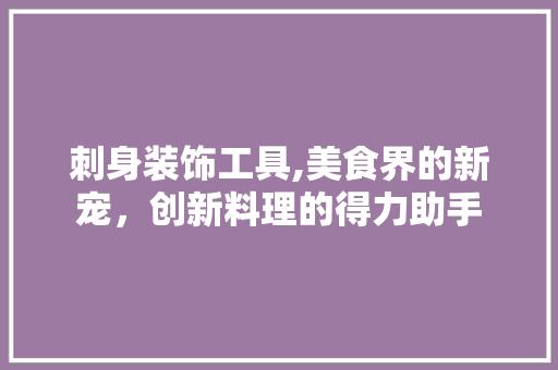 刺身装饰工具,美食界的新宠，创新料理的得力助手 中式风格装饰