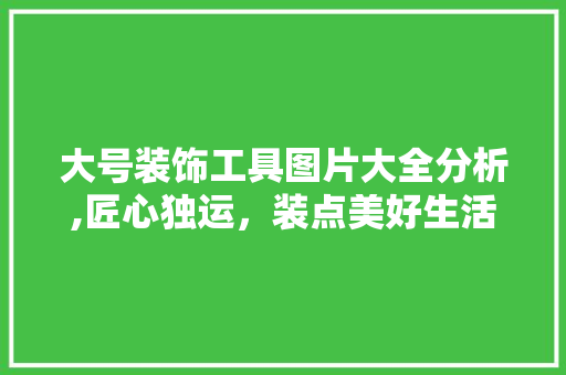 大号装饰工具图片大全分析,匠心独运，装点美好生活 卧室装修