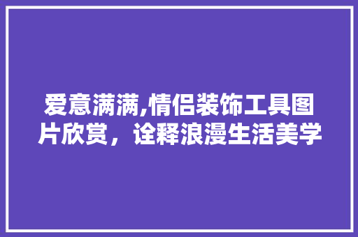 爱意满满,情侣装饰工具图片欣赏，诠释浪漫生活美学 现代风格装饰
