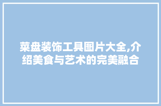 菜盘装饰工具图片大全,介绍美食与艺术的完美融合 中式风格装饰